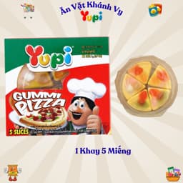 Kẹo Dẻo Yupi Cocktails Trái Cây Khay 30g -  Pizza Khay 21g - HÀNG CHÍNH HÃNG 2