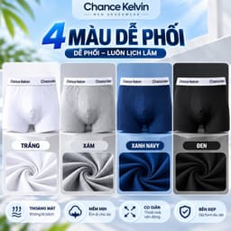 Quần Sịp Nam XEKA Thun Lạnh Co Giãn 4 Chiều, Quần Boxer Nam Thấm Hút Mồ Hôi Thoáng Mát Size XL 2XL 3XL 45-85kg 2