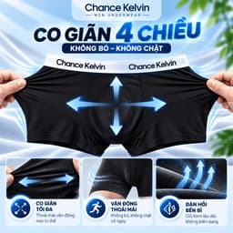 Quần Lót Nam Boxer XEKA Thun Lạnh Co Giãn 4 Chiều, Quần Sịp Nam Đùi Mềm Mịn Thoáng Mát Thấm Hút Mồ Hôi Size XL-3XL 2