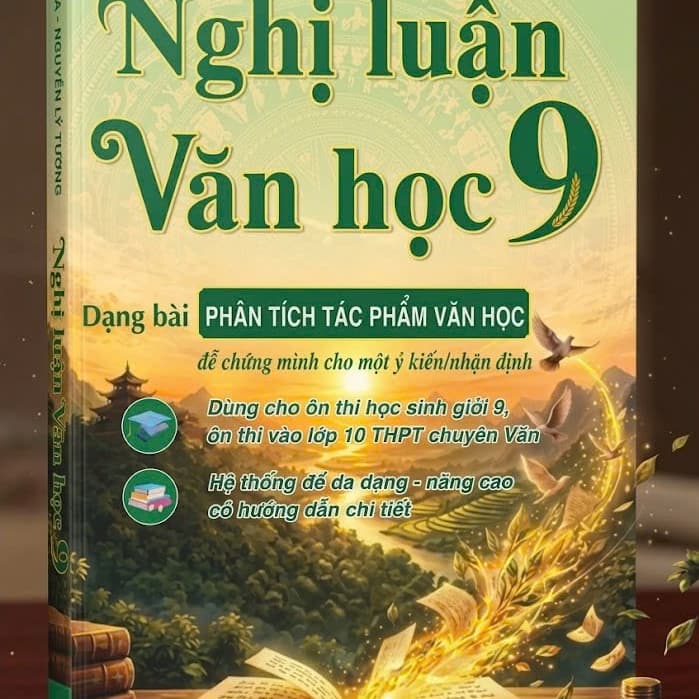 Sách- Nghị luận văn học 9 dạng bài phân tích tác phẩm văn học để chứng minh cho một ý kiến/nhận định