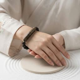 B80 Vòng tay gỗ khắc kinh văn Bát Nhã Ba La Mật và Kinh tâm liên hoa cho nam nữ 2
