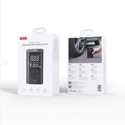 Máy Bơm Lốp Ô Tô Mini XO-CZ032 150PSI, Pin 2000mAh, Màn Hình, Đèn LED 6