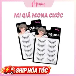 Lông mi giả gân trong Mona Natural mềm nhẹ 5 cặp nhỏ gọn, tự nhiên dễ sử dụng 1