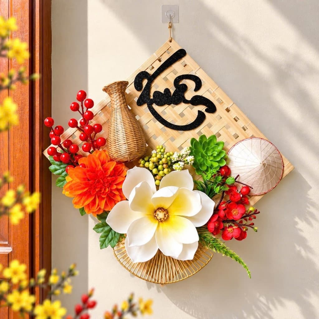 🌸SET MẸT TRANG TRÍ HOA TẾT – RỰC RỠ SẮC XUÂN, ĐÓN LỘC VÀO NHÀ 🧧✨