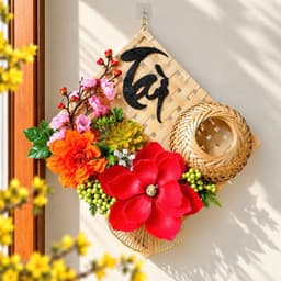 🌸SET MẸT TRANG TRÍ HOA TẾT – RỰC RỠ SẮC XUÂN, ĐÓN LỘC VÀO NHÀ 🧧✨ 9