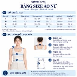 Áo Sơ Mi Nữ GENVIET vải Jeans Trẻ Trung Suôn 8541 9