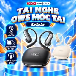 Tai Nghe Bluetooth OWS XO G55, Thiết Kế Móc Vành Tai, Loa 13mm, Pin 13 Giờ, Kháng Nước IPX4 6