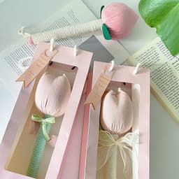 [HCM] HOA TULIP MASSAGE NGẢI CỨU QUÀ TẶNG 2IN1 KÈM TÚI | Tiệm nhà Mưa 5