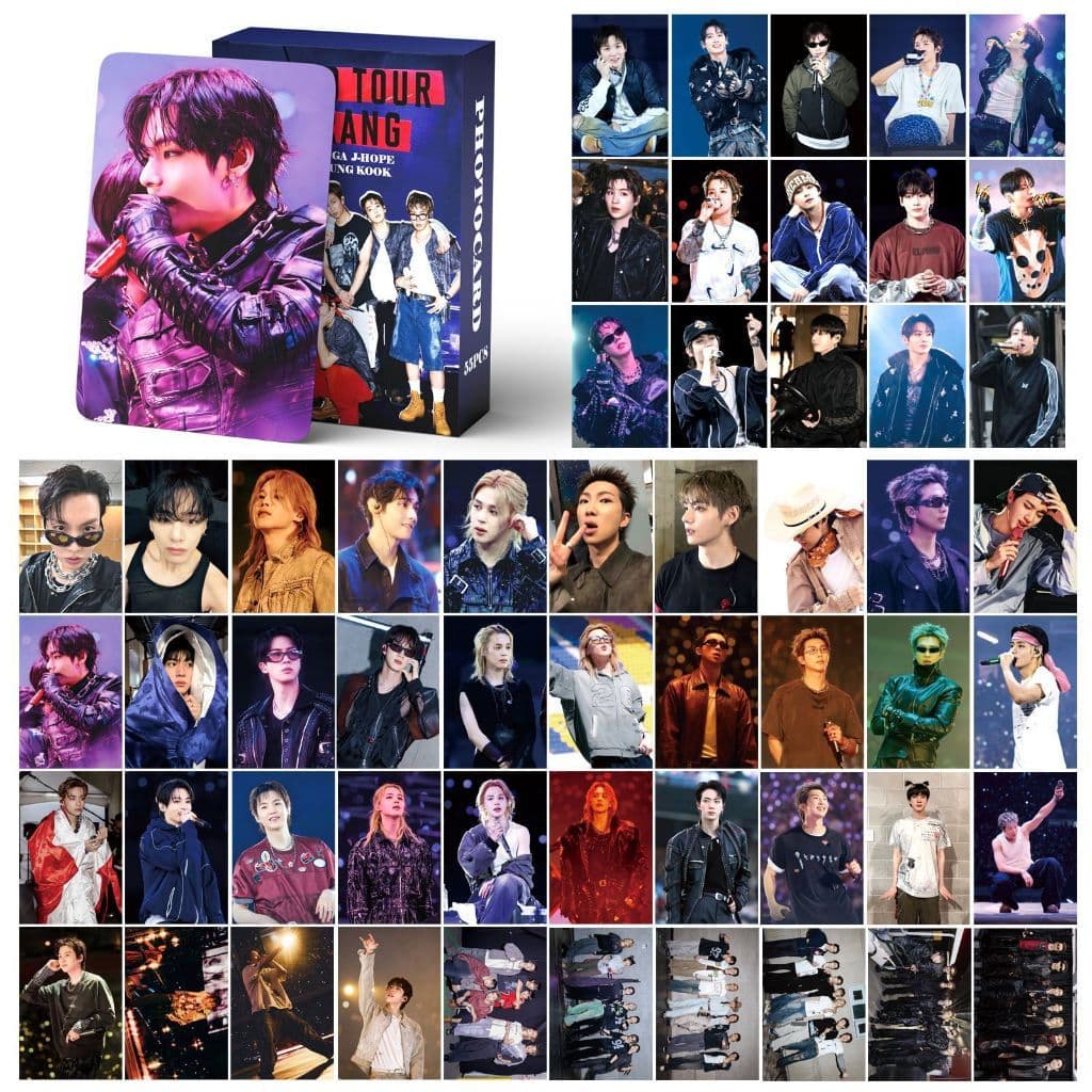 Set 55 lomo card BTS - World Tour 2026 - Mẫu 4