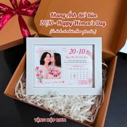 Khung ảnh SINH NHẬT để bàn in ảnh theo yêu cầu có khung ảnh quà tặng sinh nhật cho nữ nam bạn bè handmade 4