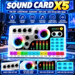 Bộ Livestream X5 + PC-K850 + K1 | Combo Thu Âm, Karaoke, Hát Live, Stream Game Đa Nền Tảng 4