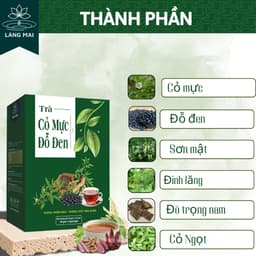 Trà Cỏ Mực Đỗ Đen Thải Độc Thận - Làng Mai - Giảm Tiểu Buốt, tiểu đêm, tiểu rắt, đau thắt. 3
