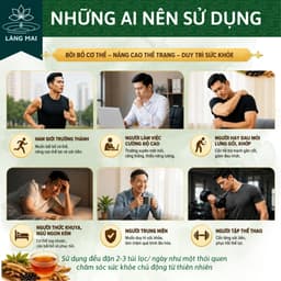 Trà Cỏ Mực Đỗ Đen Thải Độc Thận - Làng Mai - Giảm Tiểu Buốt, tiểu đêm, tiểu rắt, đau thắt. 4