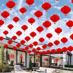 🏮🧧 ĐÈN LỒNG ĐỎ MINI TREO TRANG TRÍ LỄ TẾT – NHỎ XINH, RỰC RỠ, ĐÓN LỘC VỀ NHÀ 🧧🏮 4