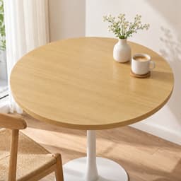 Mặt Bàn Tròn Gỗ MDF Chống Ẩm Phủ Melamine dày 18mm, Đường Kính 60cm 4