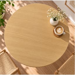 Mặt Bàn Tròn Gỗ MDF Chống Ẩm Phủ Melamine dày 18mm, Đường Kính 60cm 3