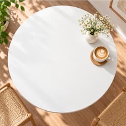 Mặt Bàn Tròn Gỗ MDF Chống Ẩm Phủ Melamine dày 18mm, Đường Kính 60cm 2