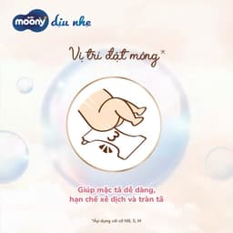 Tã dán Moony Natural Dịu Nhẹ siêu cao cấp NB60+6/S58+2/M46/L38 nhập khẩu chính hãng Nhật Bản - An toàn cho bé 3