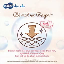 Tã dán Moony Natural Dịu Nhẹ siêu cao cấp NB60+6/S58+2/M46/L38 nhập khẩu chính hãng Nhật Bản - An toàn cho bé 4