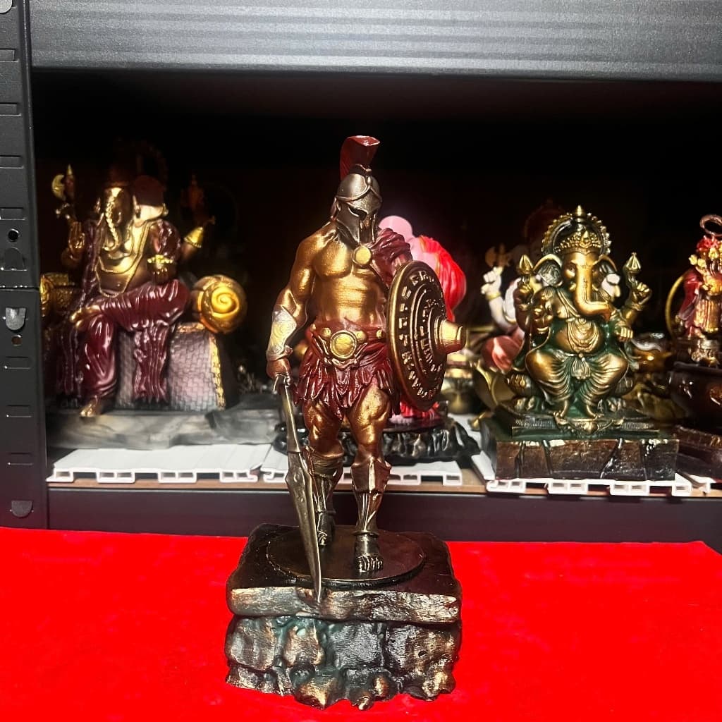 Tượng Anh Hùng hy lạp cổ đại Achilles . in 3d cao 21 cm