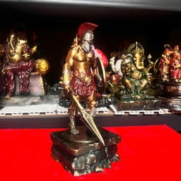 Tượng Anh Hùng hy lạp cổ đại Achilles . in 3d cao 21 cm 3