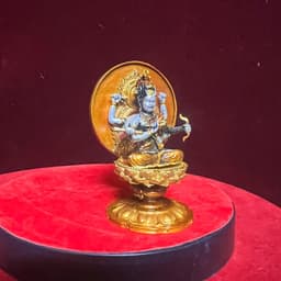 Tượng Fudo Mingwang  ( bất động Minh Vương ) bằng đồng . cao 7.5 cm 4