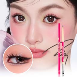 Bút kẻ mắt Gel hai đầu ROCKSWEET 2in1 - lên màu rõ, sống động, chống nhòe, giữ nét lâu trôi, dễ tạo mọi hình mắt 3