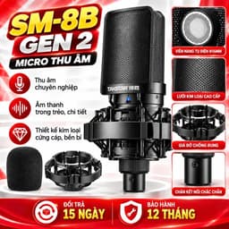 Bộ Livestream Icon Upod Pro + Micro SM-8B Gen 2 + NMC-AUDIO SC379-Stereo, Combo Thu Âm Livestream Karaoke Hát Live Kèm P 3