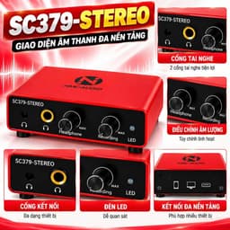 Combo Livestream ICON Upod Pro + PC-K850 + NMC-AUDIO SC379-STEREO, Bộ Thu Âm Livestream Karaoke Hát Live Kèm Phụ Kiện 5