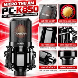 Combo Livestream ICON Upod Pro + PC-K850 + NMC-AUDIO SC379-STEREO, Bộ Thu Âm Livestream Karaoke Hát Live Kèm Phụ Kiện 3