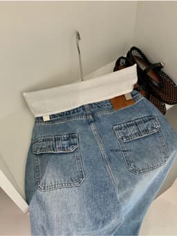 ENEN Quần Jean Nữ Ống Rộng Cạp Cao – Quần Bò Nữ Xanh Nhạt, Tôn Dáng, Không Lộ Hông 9619 3