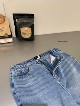 ENEN Quần Jean Nữ Ống Rộng Cạp Cao – Quần Bò Nữ Xanh Nhạt, Tôn Dáng, Không Lộ Hông 9619 6