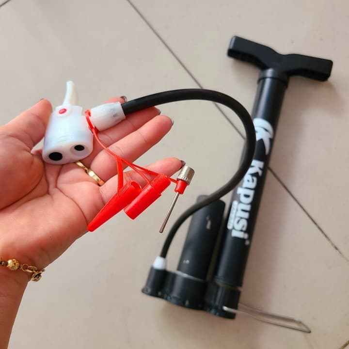 BƠM XE ĐẠP CẦM TAY MINI KAPUSI ĐA NĂNG K3042