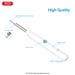 Camera Soi Tai XO-CF56 Kết Nối Điện Thoại, 6 Đèn LED, Ống Kính 3.5mm, Dùng Cho iOS Và Android 3