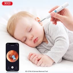 Camera Soi Tai XO-CF56 Kết Nối Điện Thoại, 6 Đèn LED, Ống Kính 3.5mm, Dùng Cho iOS Và Android 2