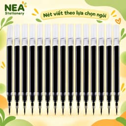 Bút gel 0.5/0.7/1.0mm mực đen hộp 12 cây – Ghi chép học tập, làm bài và sử dụng văn phòng 7