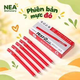 Bút gel GP380 0.5mm thân nhám – Chọn mực đen, đỏ, xanh cho ghi chép học tập và văn phòng 7