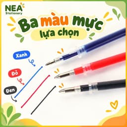 Bút gel GP380 0.5mm thân nhám – Chọn mực đen, đỏ, xanh cho ghi chép học tập và văn phòng 9
