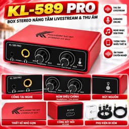 Bộ Livestream Icon Upod Pro + Micro AKG P120 + Box Stereo KL-589 Pro, Combo Thu Âm Livestream Karaoke Hát Live 2