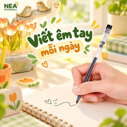 Bút gel ngòi kim 0.5mm hộp 12 cây – Chọn mực đen, đỏ, xanh, ghi chép học tập và văn phòng 2