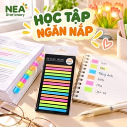 Miếng đánh dấu trang Index Tab PET siêu mảnh – Dùng cho sách, vở, sổ tay và tài liệu học tập 9