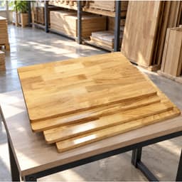 Mặt Bàn Hình Chữ Nhật Cao Su Ghép ( phủ keo 2 mặt ) ,Dày 18mm 1