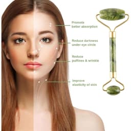 Bộ Đá Cây Lăn Massage Nâng Cơ Mặt Giảm Nếp Nhăn và Cọ Rửa Mặt, Masage Tạo Bọt Bạch Tuộc Cao Su 4