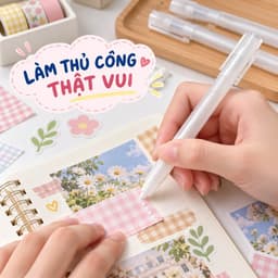 Bút keo chấm cây lẻ hoặc gói 6 cây – Dán giấy, trang trí sổ tay journal và scrapbook 4