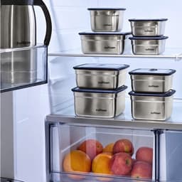 NEW- HỘP INOX CUITISAN  SQUARE NO.5-EC7-SQ05 8