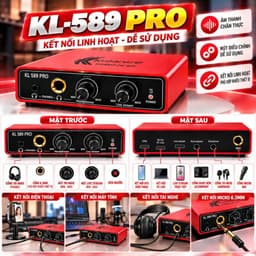 Bộ Livestream Icon Upod Pro + Micro PC-K200 Gen2 + KL-589 Pro, Combo Thu Âm Livestream Karaoke Hát Live Kèm Phụ Kiện 3