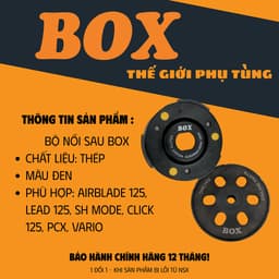 Bộ Nồi Sau Xe AirBlade 125 / Lead 125 / SH Mode / Click 125 / PCX / Vario Thương Hiệu BOX 2