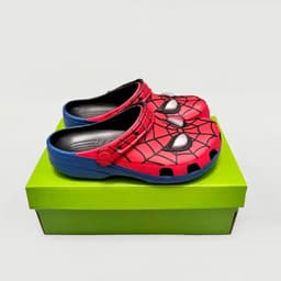 Dép sục classic marvel spideman ver 3, sục classic nhện siêu anh hùng 3D sắc nét unisex, sục nhựa eva chống trượt 5