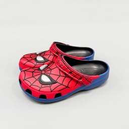 Dép sục classic marvel spideman ver 3, sục classic nhện siêu anh hùng 3D sắc nét unisex, sục nhựa eva chống trượt 2