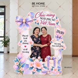 Bảng Chào,Backdrop Photobooth 20/10, 20/11 Ngày Nhà Giáo Việt Nam, Decor Cửa Hàng, Lớp Học, Văn Phòng - BeHome Decor 3